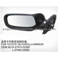 Toyota Corolla 08 Side Mirror With Oem 87910-02880 87940-02860