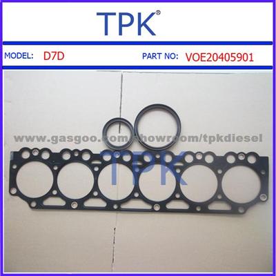 VOLVO D7D Cylinder Head, Full, Overhaul Gasket Kit,Set ,VOE20405901