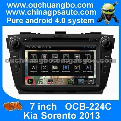 Ouchuangbo Android 4.0 Auto Parts Stereo Radio GPS Navigation Kia Sorento 2013 S150 Bluetooth Hot TV