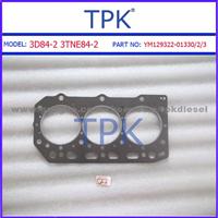 Yanmar 3D84-2 Cylinder Head, Full, Overhaul Gasket Kit,Set, YM129322-01330 YM129157-01332 YM129157-01333