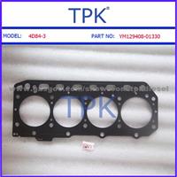 Yanmar 4D84-3 Cylinder Head, Full, Overhaul Gasket Kit,Set, YM129408-01330