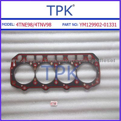 Yanmar 4TNE98 4TNV98 Cylinder Head, Full, Overhaul Gasket Kit,Set, YM129902-01331