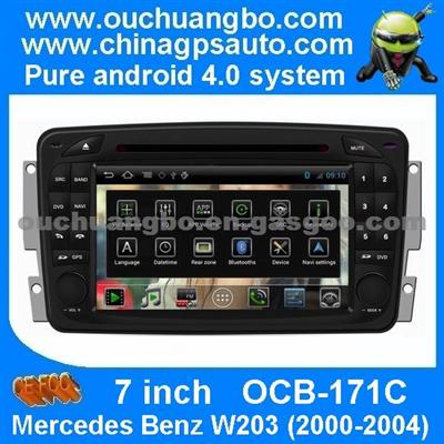 Ouchuangbo In Dash S150 Android 4.0 Mercedes Benz W203 (2000-2004) GPS Navigation Radio TV Stereo System CPU Samsung S5PV210