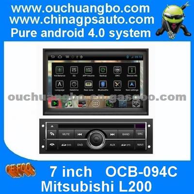 Ouchuangbo Android 4.0 GPS Navi DVD Player For Mitsubishi L200 S150 Radio Stereo 3GWifi Bluetooth