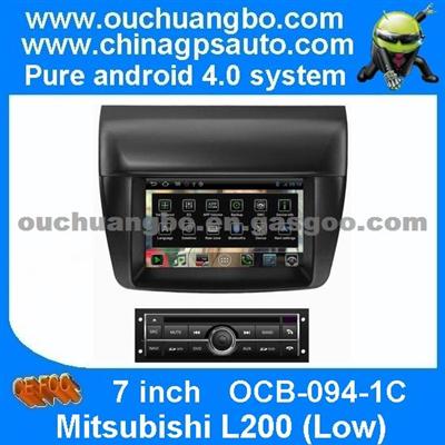 Ouchuangbo Android 4.0 Auto DVD Radio For Mitsubishi L200(Low) S150 GPS Navigation 3Gwifi Host TV Stereo Player 1G CPU