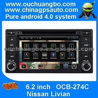 Ouchuangbo S150 Pure Android 4.0 Car DVD For Nissan Livian HD Video Player Dual Core 3G Wifi GPS Bluetooth TV