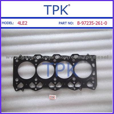 Isuzu 4LE2 Cylinder Head, Full, Overhaul Gasket Kit,Set, 5-87814-313-2,5-87814-313-1,8-97235-261-0