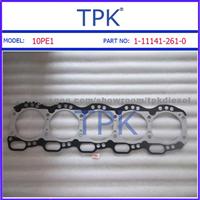 Isuzu 10PE1 Cylinder Head, Full, Overhaul Gasket Kit,Set 1-11141-261-0