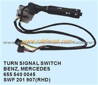 OPT-BZ-7015 Turn Signal Switch For Benz Mercedes 655 540 0045 SWF 201 907(RHD)