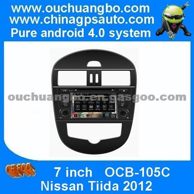 Ouchuangbo Android 4.0 Auto Navi Player For Nissan Tiida 2012 In Dash Car Stereo S150 Multimedia System OCB-105C