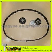 93744703 Auto Engine Timing Belt Kit For Chevrolet Aveo Lacetti Nubira 1.4L 1.5L 1.6L