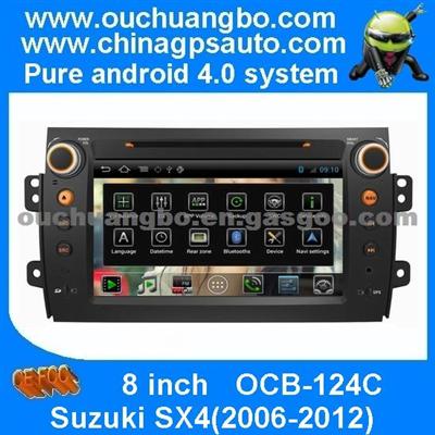 Ouchuangbo Android 4.0 GPS Sat Navi Multimedia Kit For Suzuki SX4 2006-2012 S150 System 3G Wifi Dual Zone Digital TV