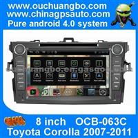 Ouchuangbo Android 4.0 Car Audio DVD Player For Toyota Corolla 2007-2011 Radio GPS Navigation 3G Wifi S150 System