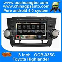 Ouchuangbo Android 4.0 Car Autoradio GPS Navigation For Toyota Highlander S150 Radio 3G Wifi DVD Player