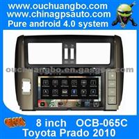 Ouchuangbo Car GPS Navi DVD For Android 4.0 Toyota Prado 2010 HD Video Stereo 3G Wifi S150 System