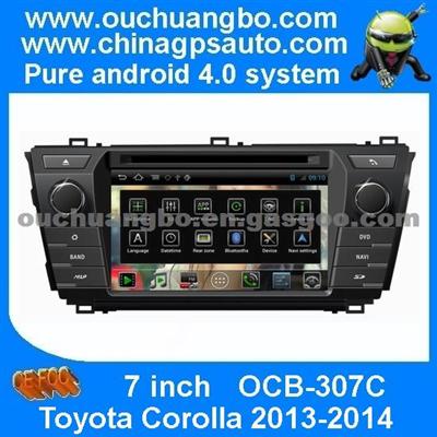 Ouchuangbo S150 Android 4.0 Car GPS Sat Navi Autoradio System Toyota Corolla 2013-2014 With Stereo 3G Wifi Bluetooth