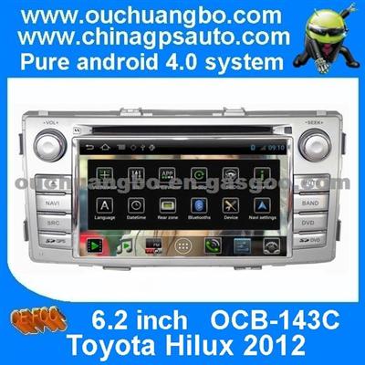 Ouchuangbo Android 4.0 DVD GPS Navigation For Toyota Hilux 2012 Car Radio 3G Wifi Bluetooth TV S150 System