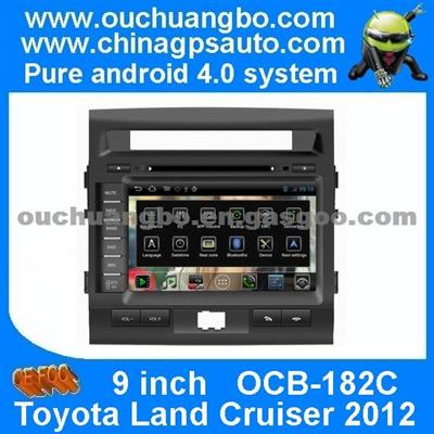 Ouchuangbo Android 4.0 DVD Stereo Radio For Toyota Land Cruiser 2012 GPS Navi USB IPod Touch Screen S150 System