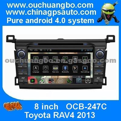 Ouchuangbo Android 4.0 Car DVD Radio For Toyota RAV4 2013 Auto Multimedia Kit S150 System