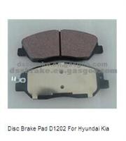 Disc Brake Pad D1202 For Hyundai Kia
