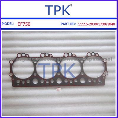 Hino EF750 Cylinder Head, Full, Overhaul Gasket Kit,Set, 11115-2030,11115-1730,11115-1840