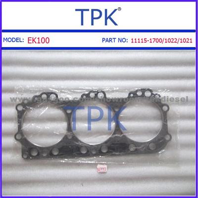 Hino EK100 Cylinder Head, Full, Overhaul Gasket Kit,Set,04010-0505,04010-0500