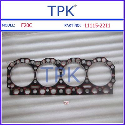 Hino F20C Cylinder Head, Full, Overhaul Gasket Kit,Set, 11115-2211