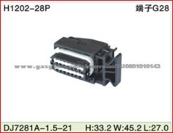 28 Pin Way Auto Electrical Female Connector