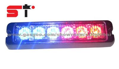 Blue And Red LED Car Warning Lighthead Lh26t