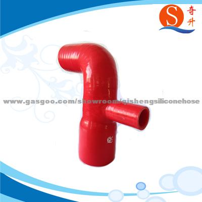 Radiator/Intake Red Branch Silicone Heater Hose