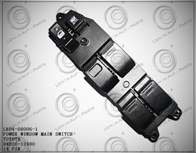 TOYOTA POWER WINDOW MAIN SWITCH 84820-12480