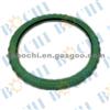 Leather Green Steering Wheel Cover