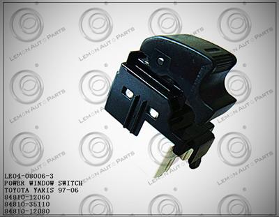 TOYOTA YARIS 97-06 POWER WINDOW SWITCH 84810-12060 84810-35110 84810-12080