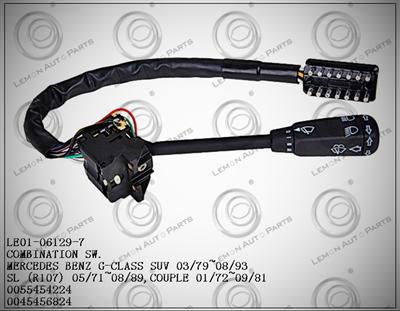 MERCEDES BENZ G-CLASS SUV 03/79-08/93;SL (R107) 05/71-08/89,COUPLE 01/72-09/81 COMBINATION SWITCH 0055454224 0045456824