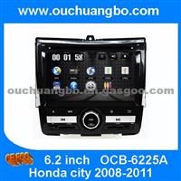 Ouchuangbo Car GPS Radio Stereo Multimedia DVD Player For Honda City 2008-2011