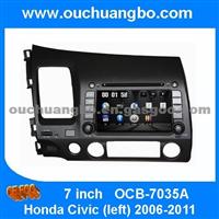 Ouchuangbo Autoradio CD DVD Stereo Headunit Sat Nav Audio For Honda Civic (Left) 2006-2011