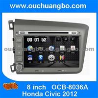 Ouchuangbo Auto DVD GPS Sat Navi For Honda Civic 2012 Bluetooth RDS Stereo System