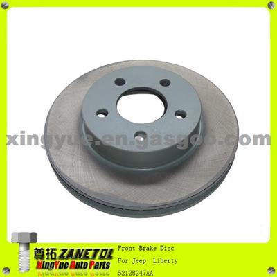 Car Auto Front Brake Disc Brake Rotor For Jeep Liberty Cherokee 52128247AA 52128247AB