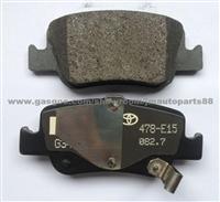 Rear Brake Pad OEM#:04466-02180 For TOYOTA COROLLA 2014