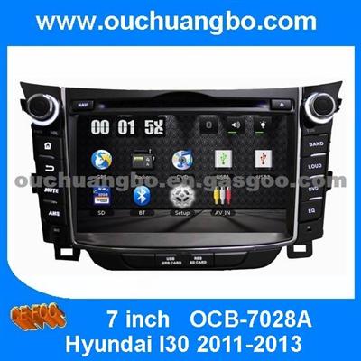 Ouchuangbo Wholesale Car GPS DVD Stereo USB RDS IPod Media Player Hyundai I30 2011-2013