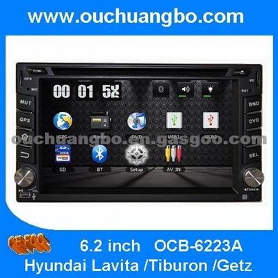 Ouchuangbo Car Multimedia Radio DVD Player For Hyundai Lavita /Tiburon /Getz GPS Navi USB Bluetooth