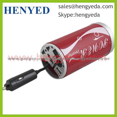 150W Car Power Inverter With USB Socket Coke Shape(HYD-150CAN)