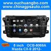 Ouchuangbo Car DVD GPS Navi Audio Player For Mazda CX-9 (2012-) View Camera Main Menu Language