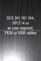 FKM NBR Viton Rubber Bonded 301 SAE 1010 Steel For Gasket Brake Anti-Noise Shim