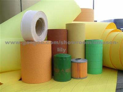 Wood Pulp Auto Oil/Air/Fuel Filter Paper