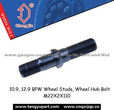 10.9 BPW Wheel Studs, Wheel Hub Bolt