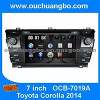 Ouchuangbo Car DVD GPS Navi For Toyota Corolla 2014 USB Radio Player RDS IPod