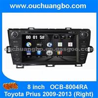 Ouchaungbo Auto Radio Video GPS Navi Multimedia DVD Player For Toyota Prius 2009-2013 (Right)