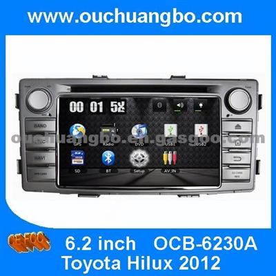 Ouchuangbo Auto Stereo GPS Navi For Toyota Hilux 2012 USB IPod Radio DVD Player