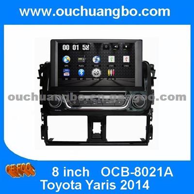 Ouchuangbo Auto Multi-Media DVD Radio Player For Toyota Yaris 2014 GPS Navigation IPod TV System